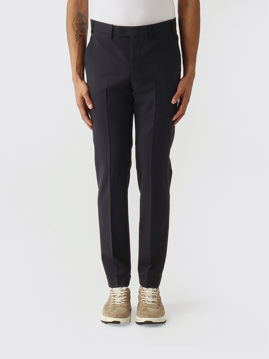 PT TORINO Stretch-Hose aus Schurwolle