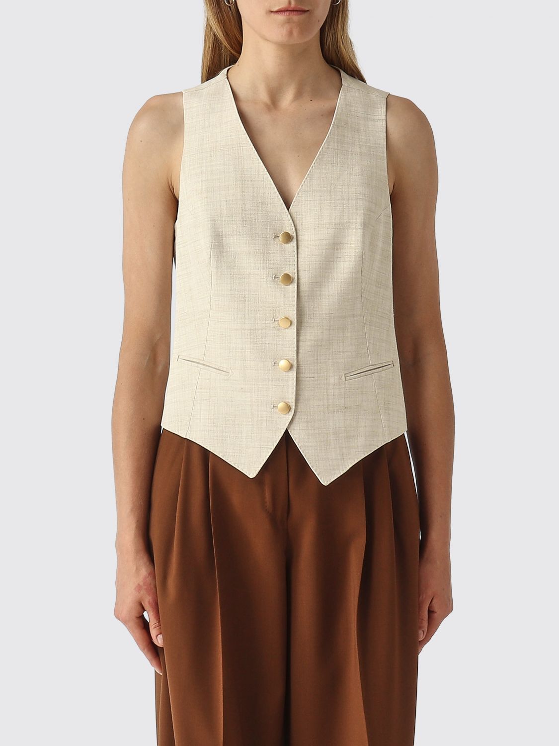 TAGLIATORE Waistcoat woman　タリアトーレ チョッキ 女性 TAGLIATORE