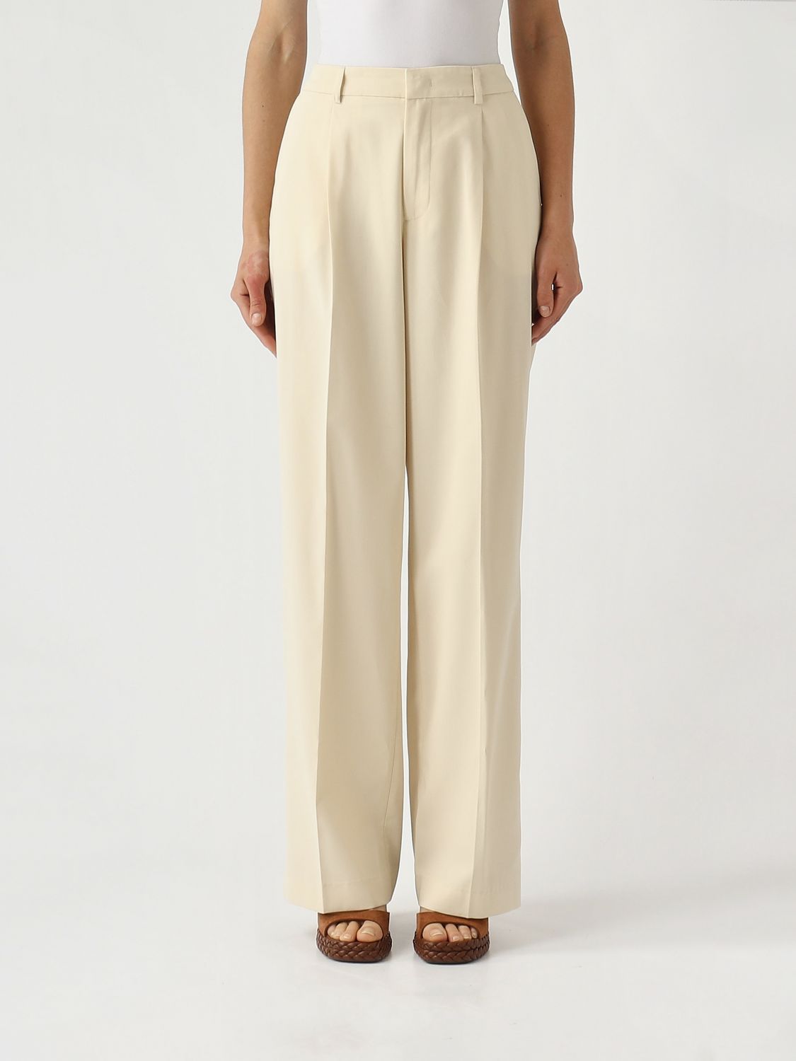 PT TORINO Pants Woman color Cream