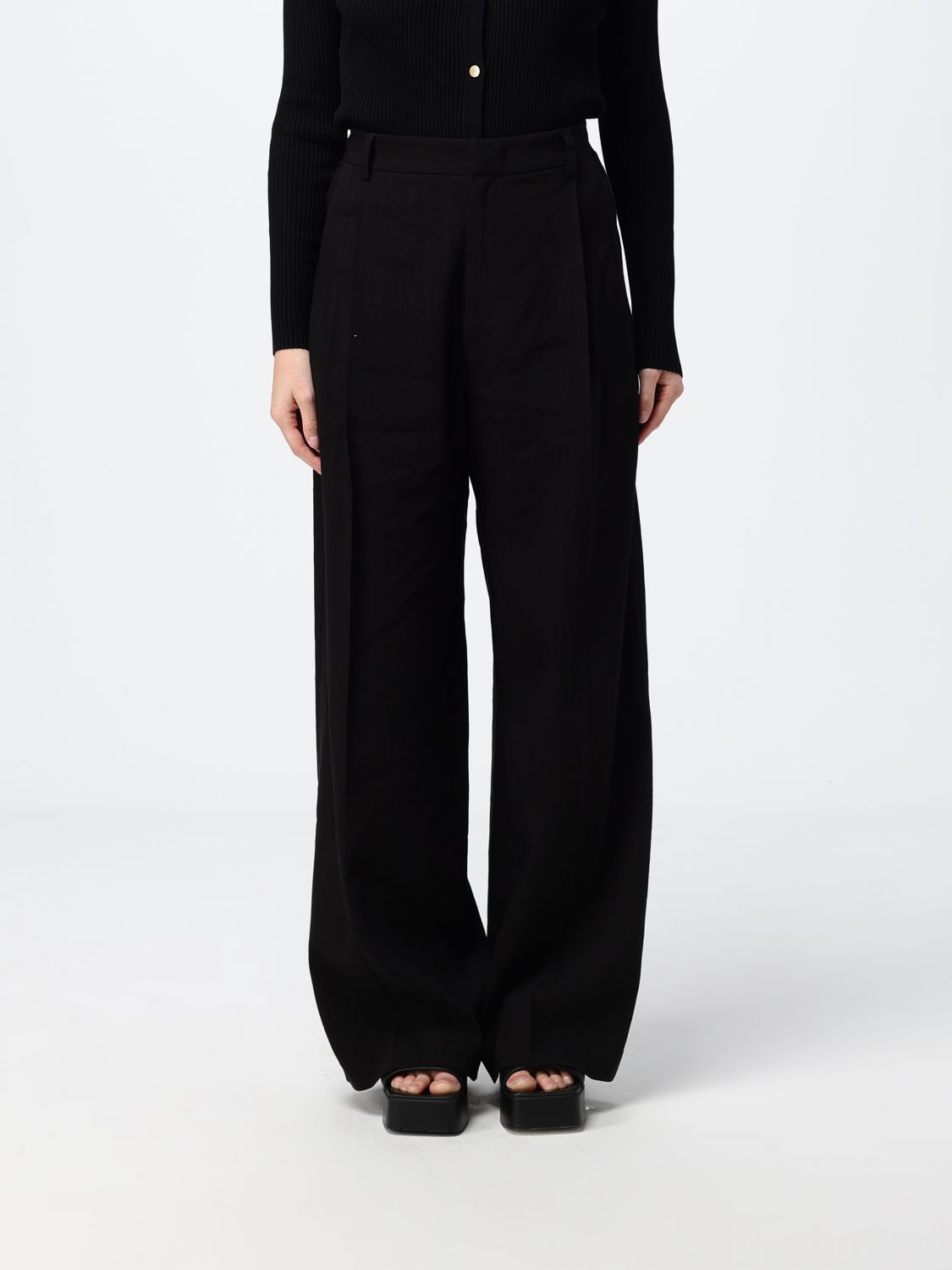 TELA Pantaloni ampi in twill