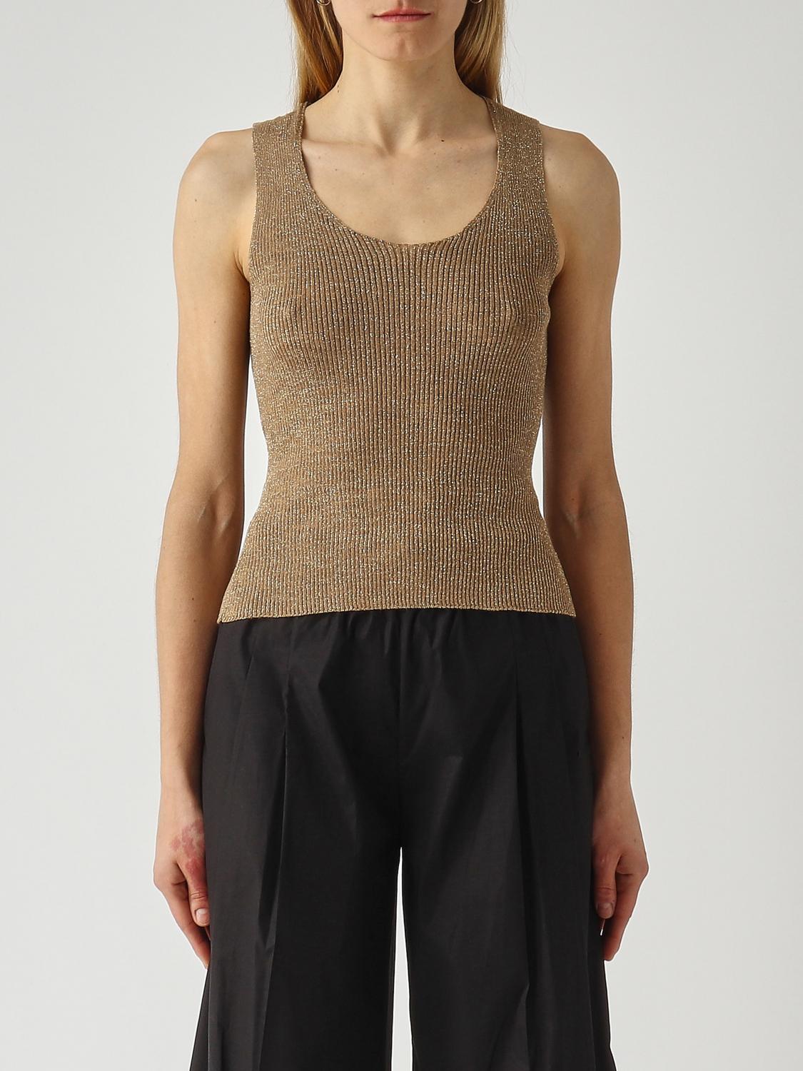 Twinset Top in maglia di lino
