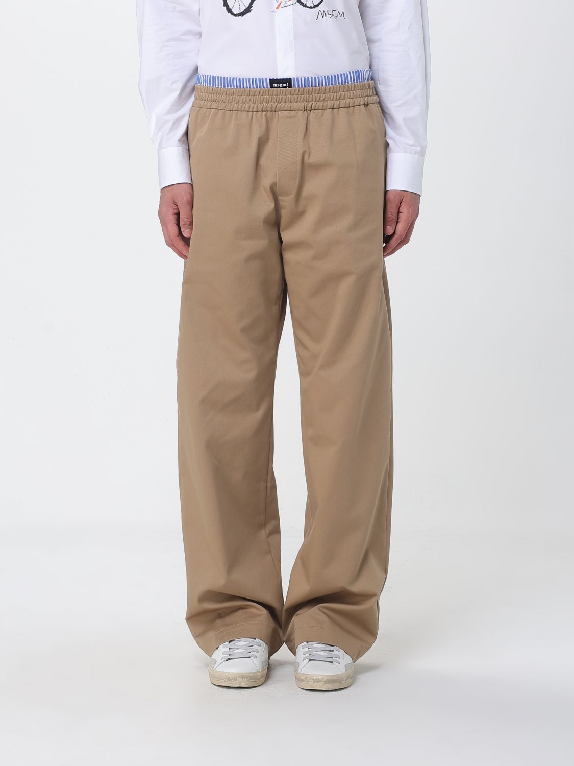 MSGM Jersey Wide Leg Trousers　MSGM ジャージ ワイドレッグ トラウザーズ MSGM
