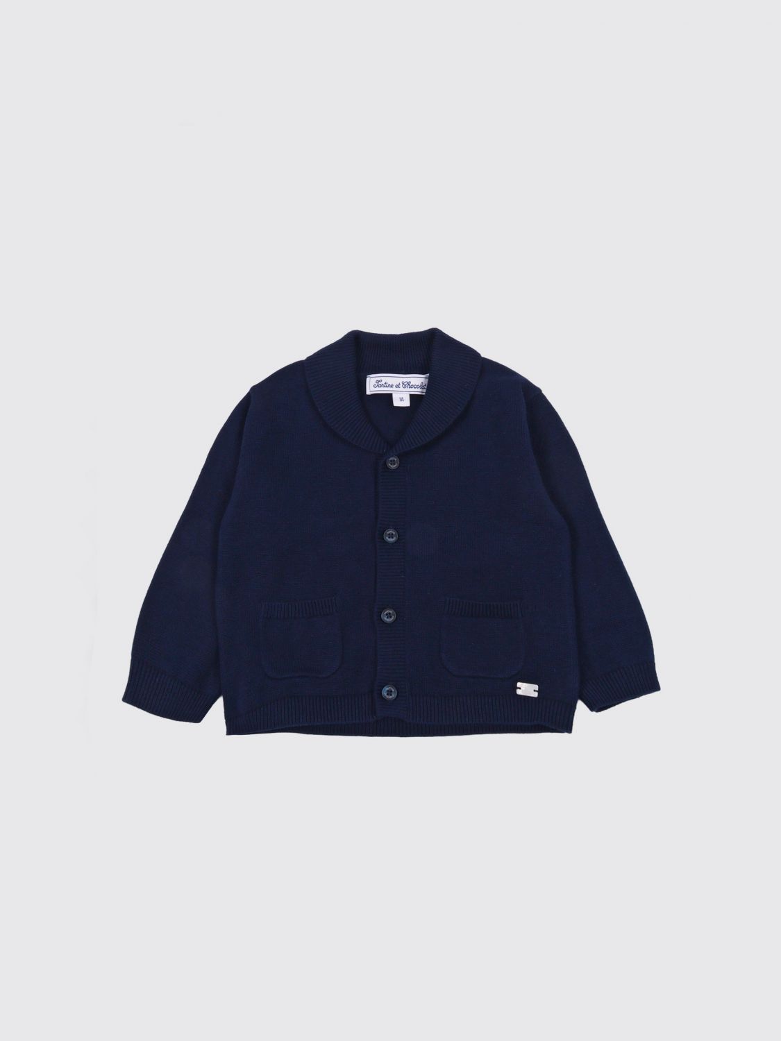 TARTINE ET CHOCOLAT Gilet Bambino colore Blue