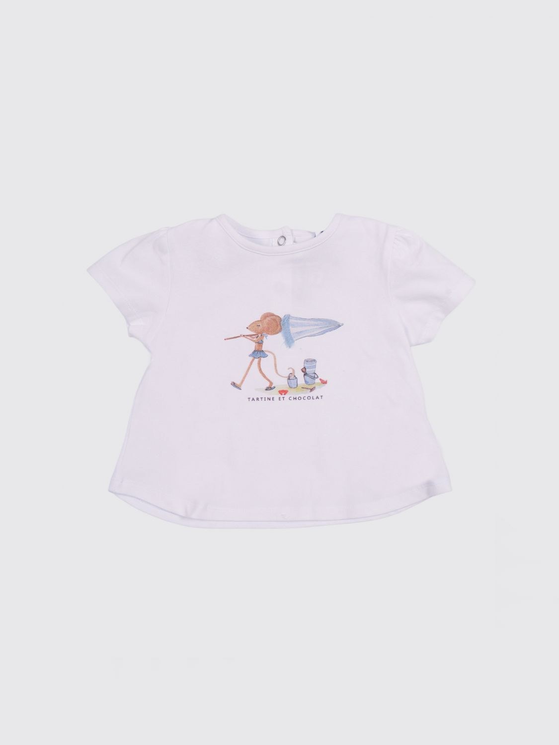 TARTINE ET CHOCOLAT T-Shirt Bambino colore Bianco