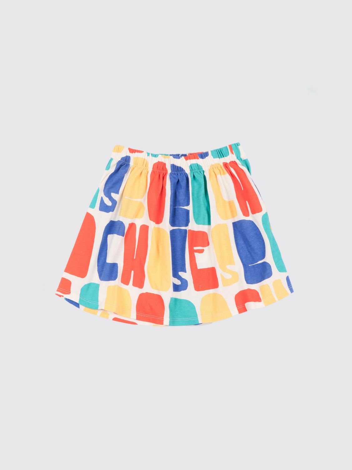 BOBO CHOSES Rock aus Bio-Baumwolljersey mit Logo-Print