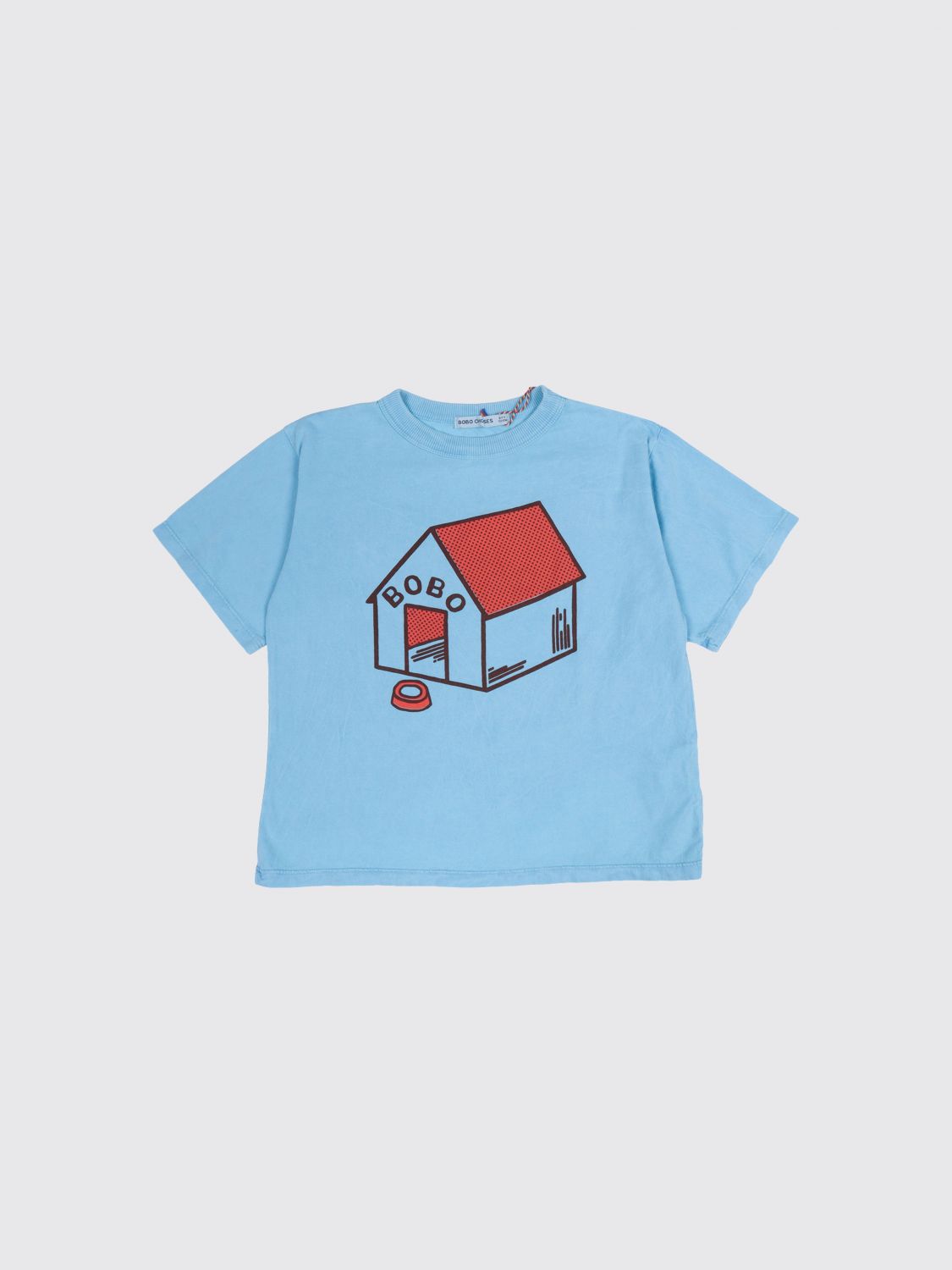 BOBO CHOSES T-shirt girocollo Pickles Is At Home in cotone organico