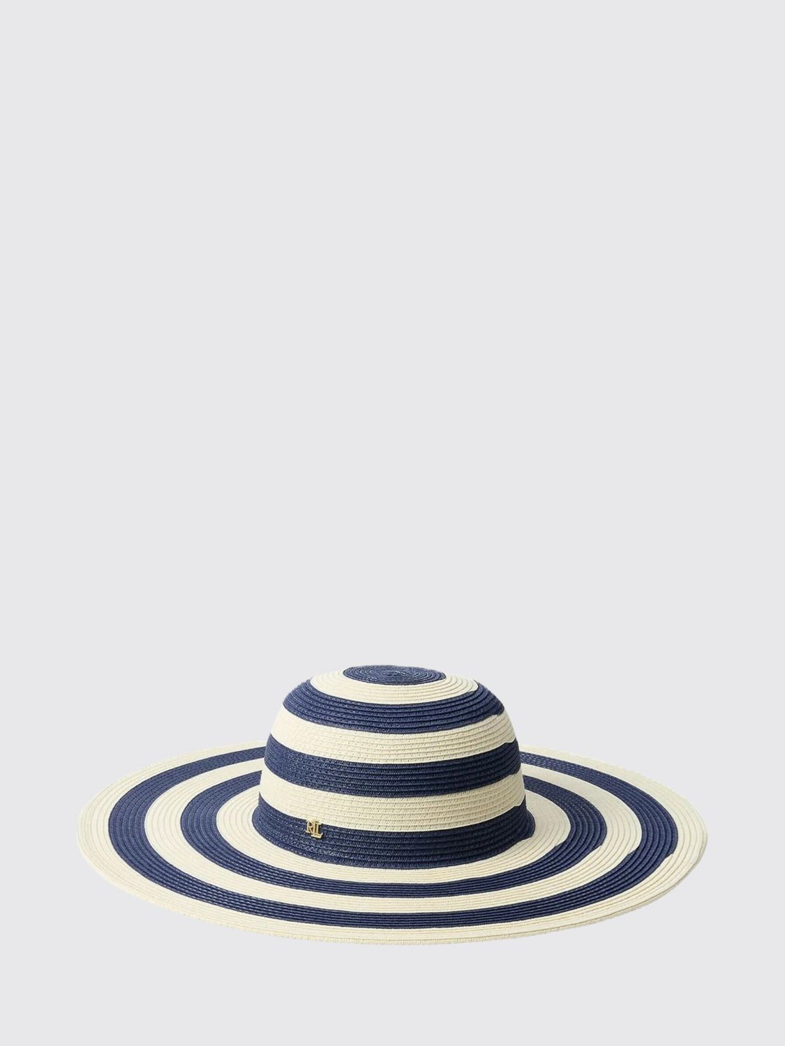 LAUREN RALPH LAUREN Cappello in cotone a righe bicolor
