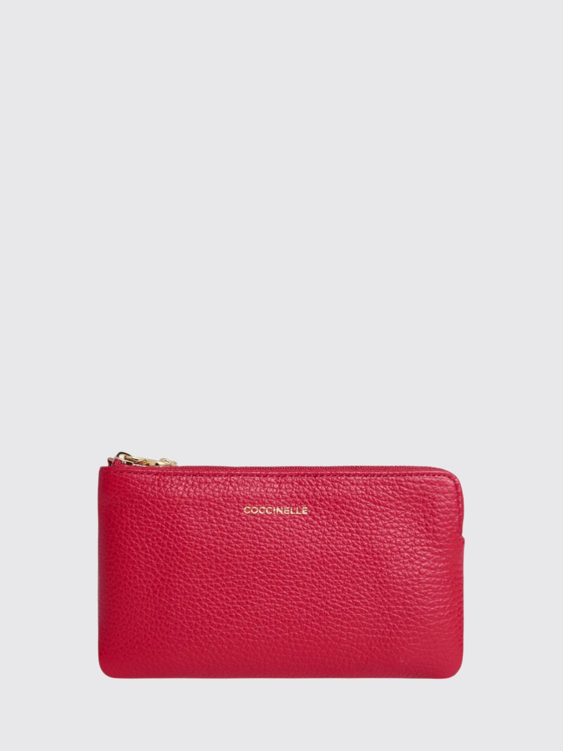 COCCINELLE Pochette C-Me Softy in pelle a grana
