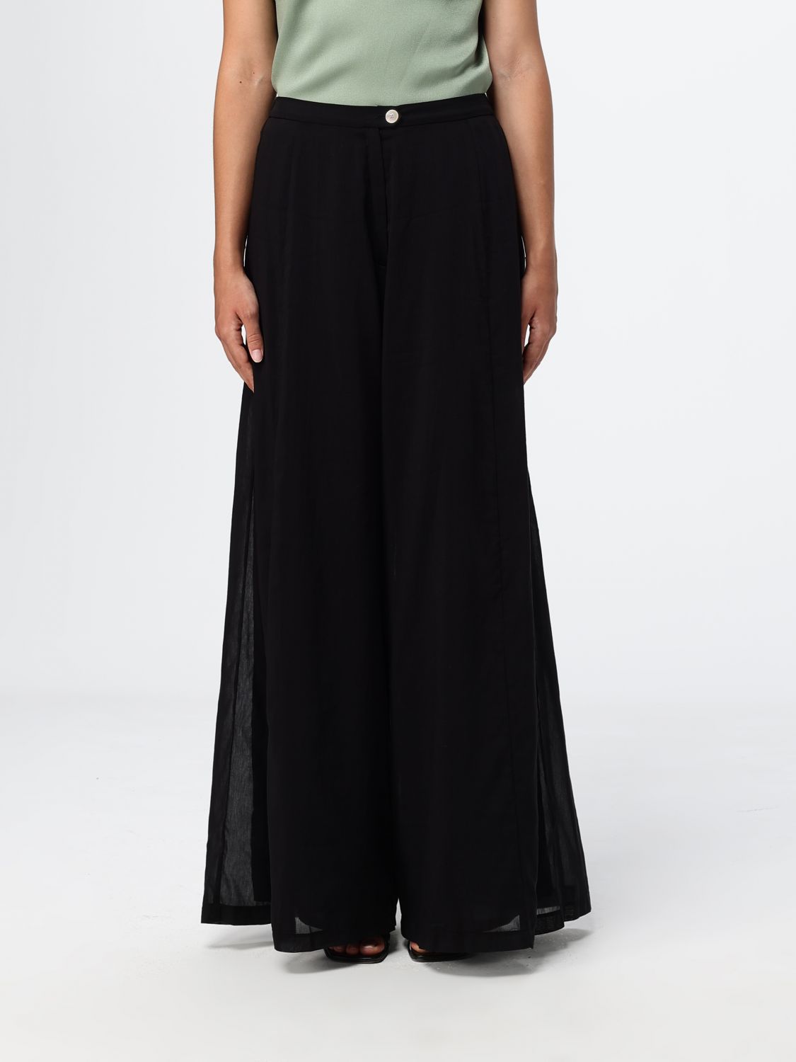 FORTE FORTE Pantaloni wide-leg in lino