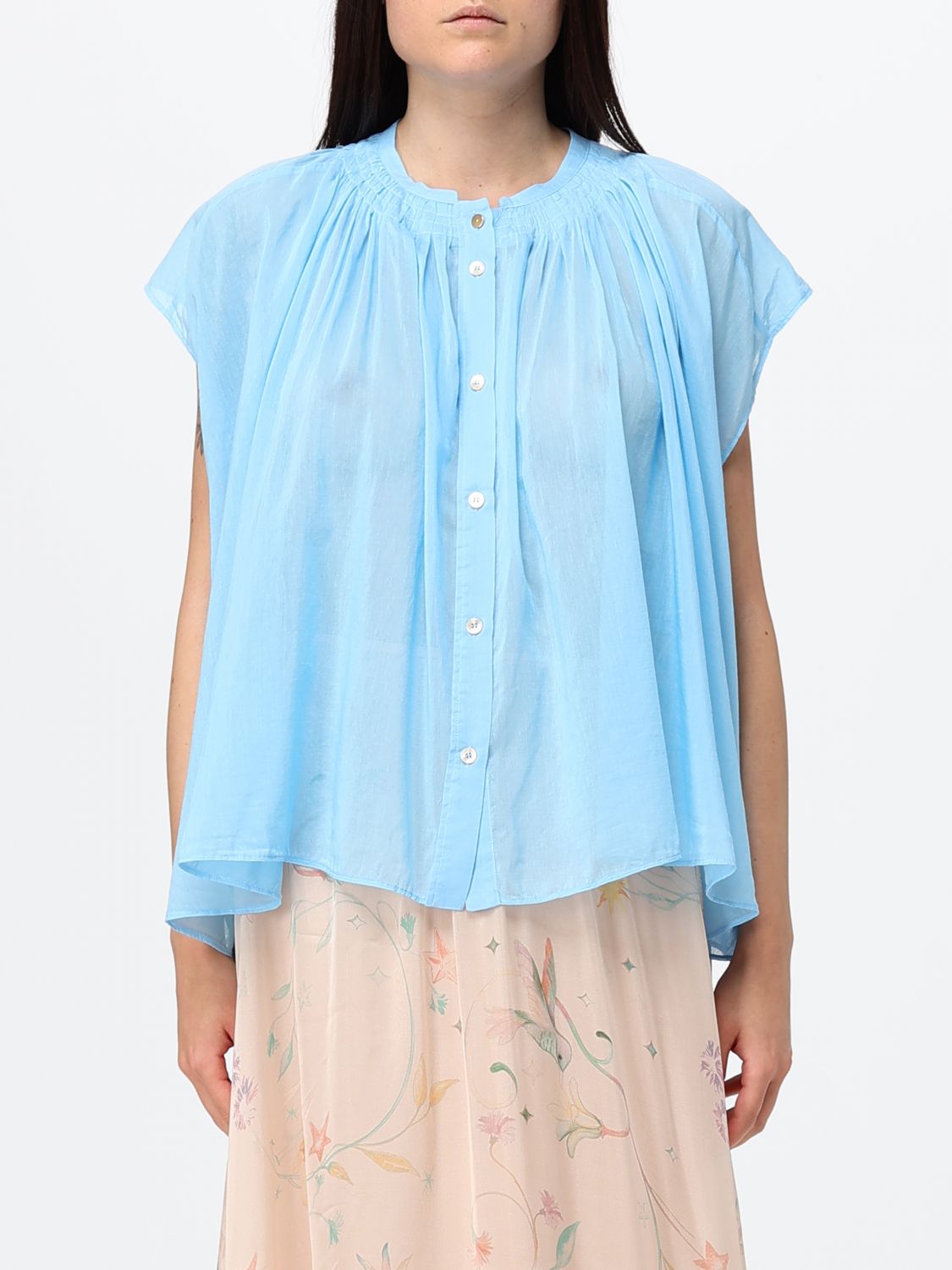 FORTE FORTE Camicia basic in cotone e seta