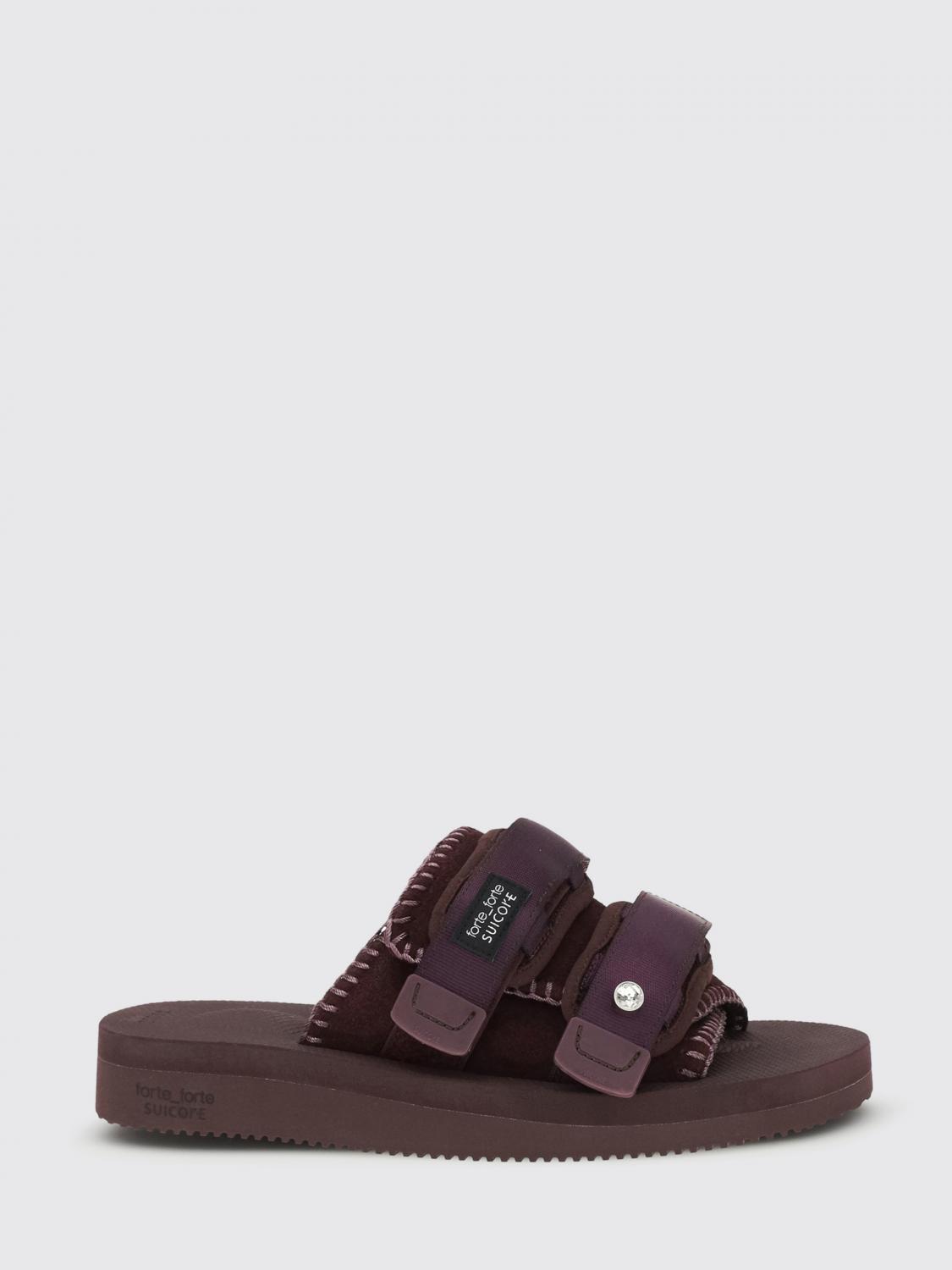 Suicoke Forte Forte x Suede and Fabric Sandal