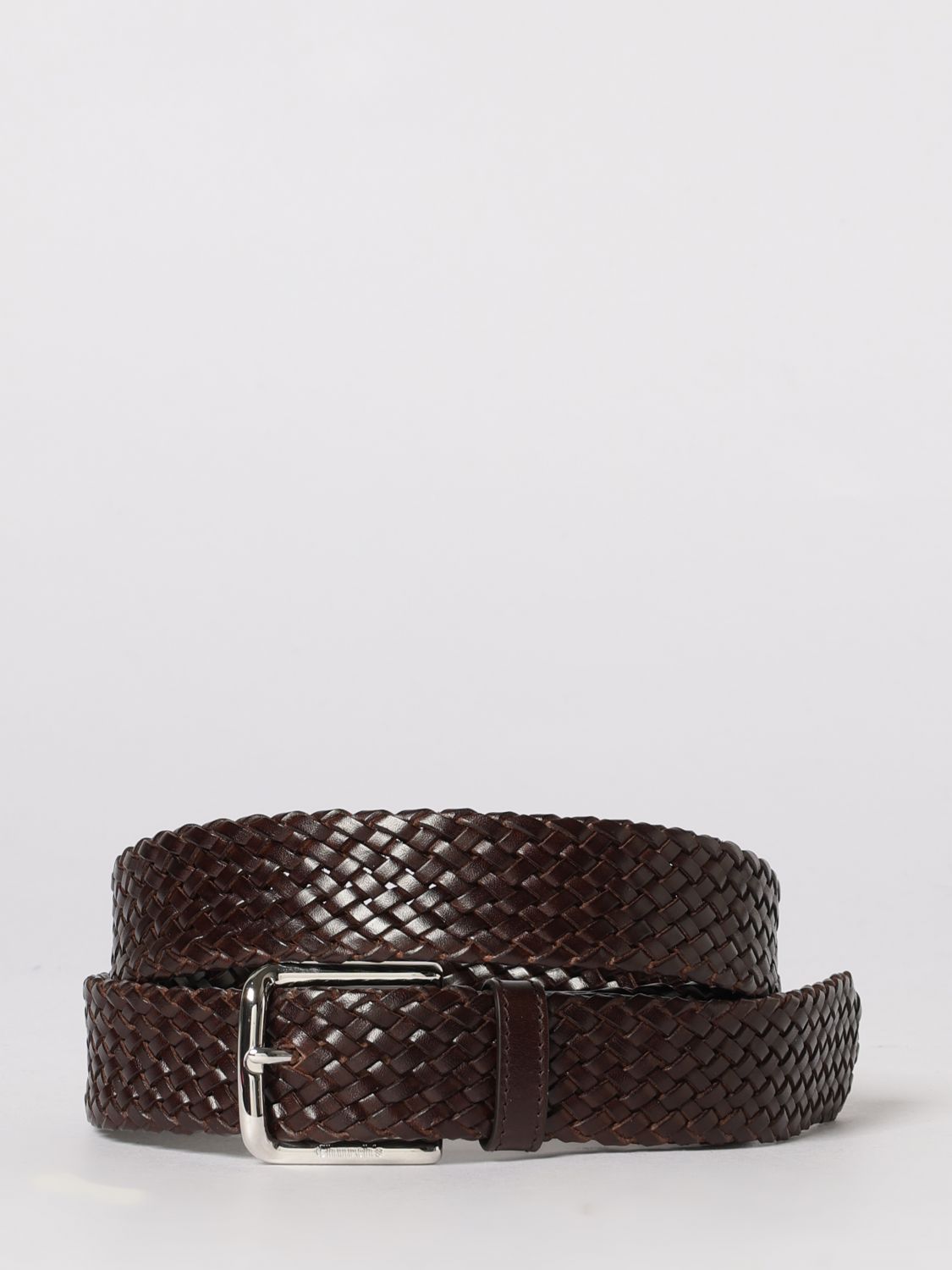 Church's Woven Leather Belt In Brown