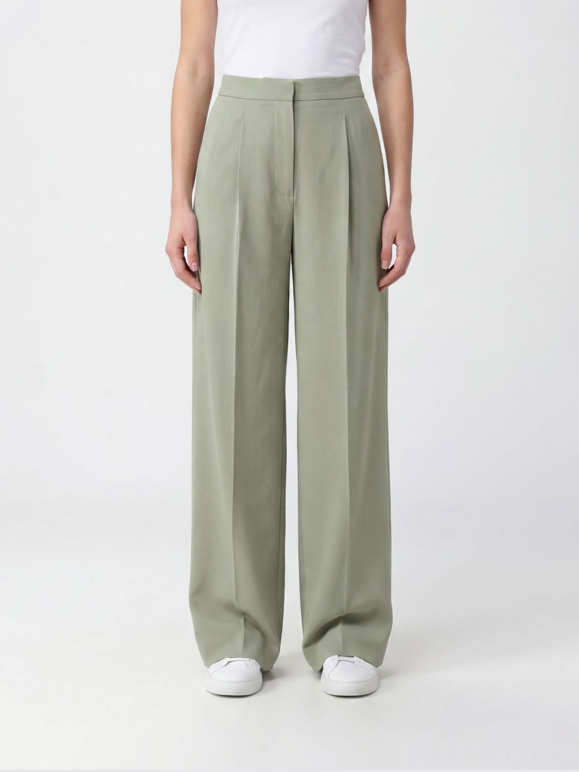 ALBERTA FERRETTI Pantaloni sartoriali in crêpe