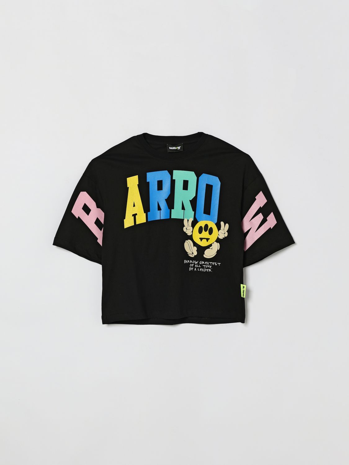 BARROW KIDS Bedrucktes Baumwoll-Crop-T-Shirt