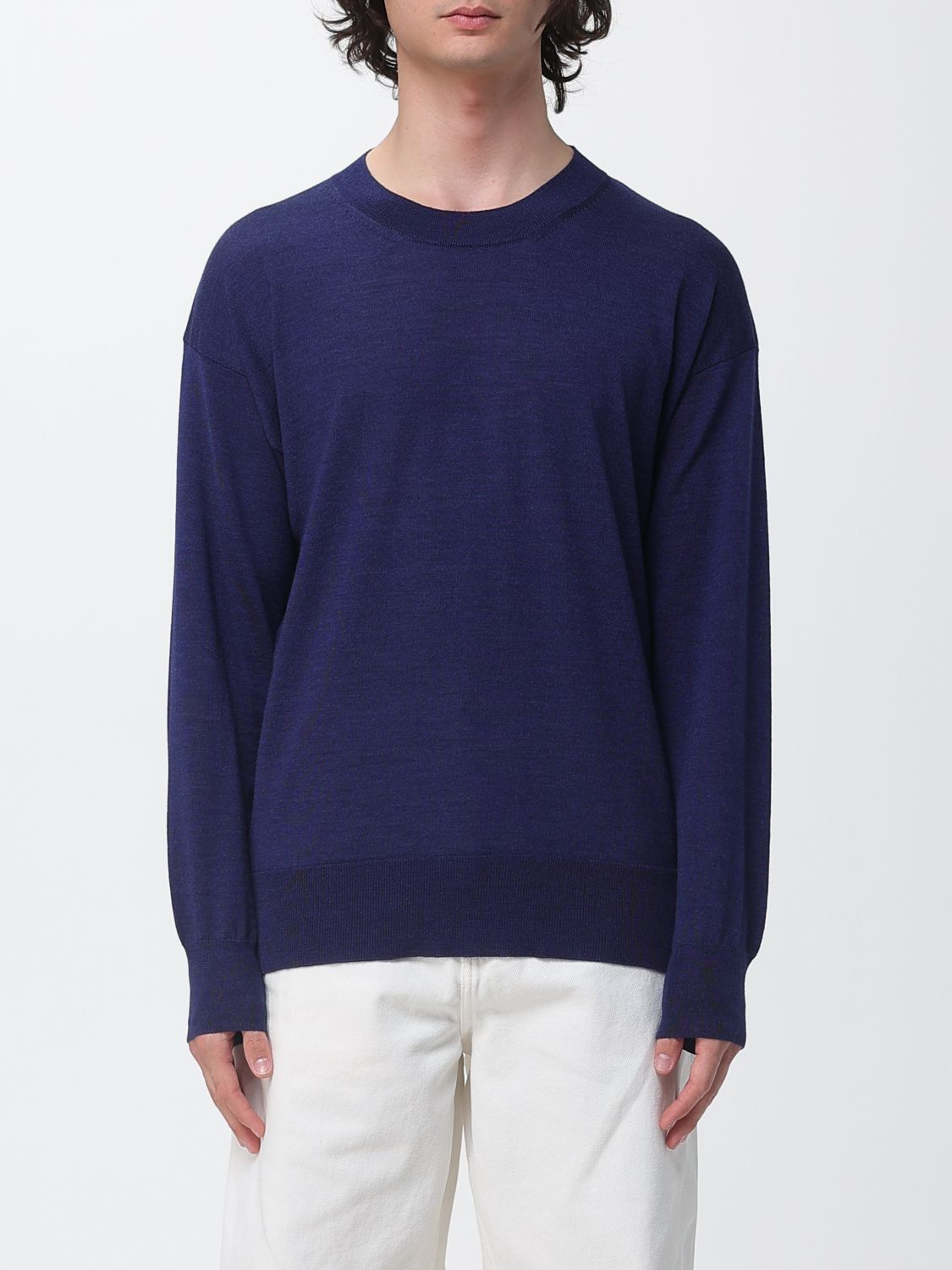 AMI PARIS Wool and Silk Crew Neck Sweater　AMI PARIS ウール＆シルク クルーネック セーター AMI