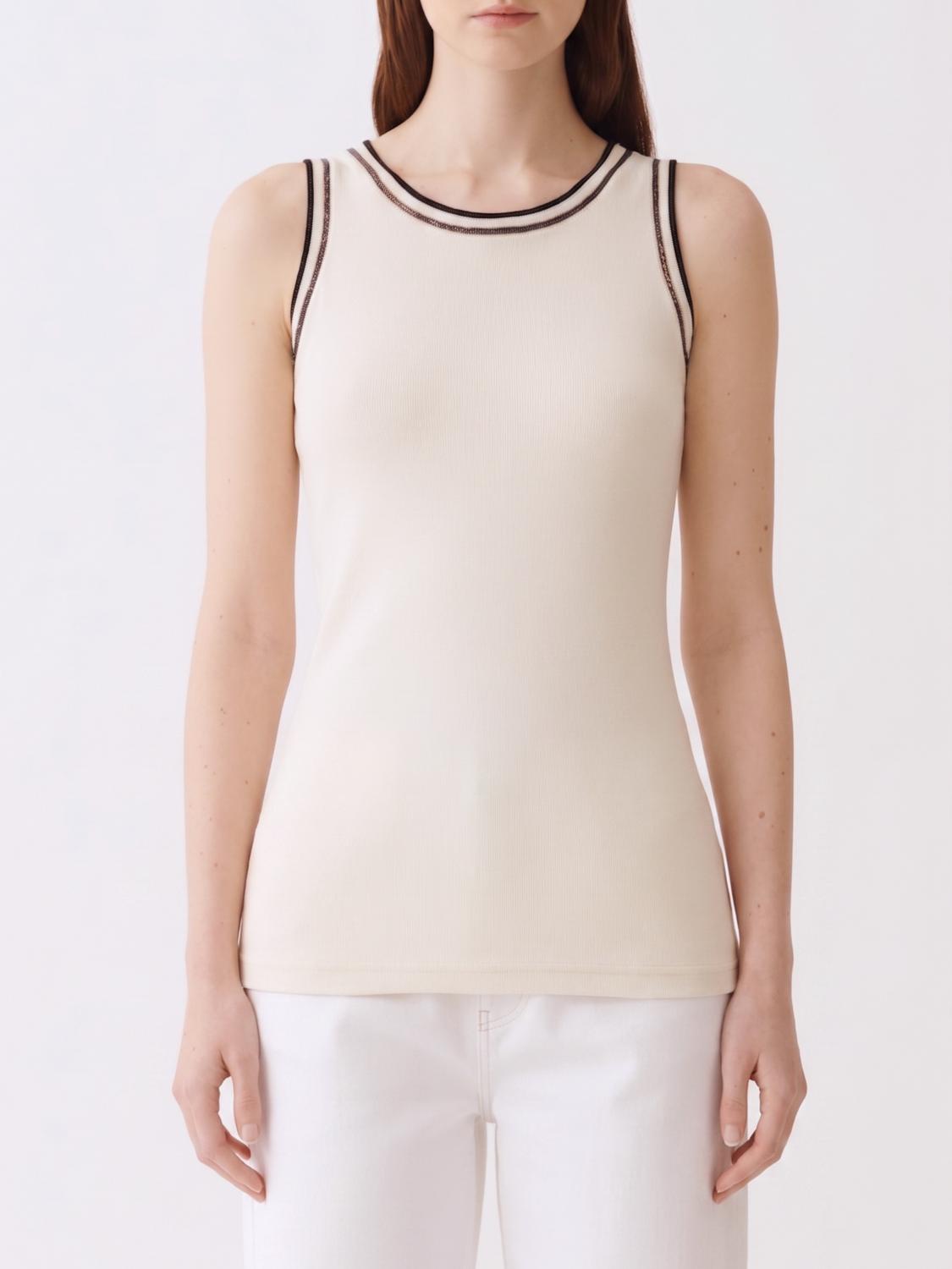 FABIANA FILIPPI Stretch-Baumwolltop