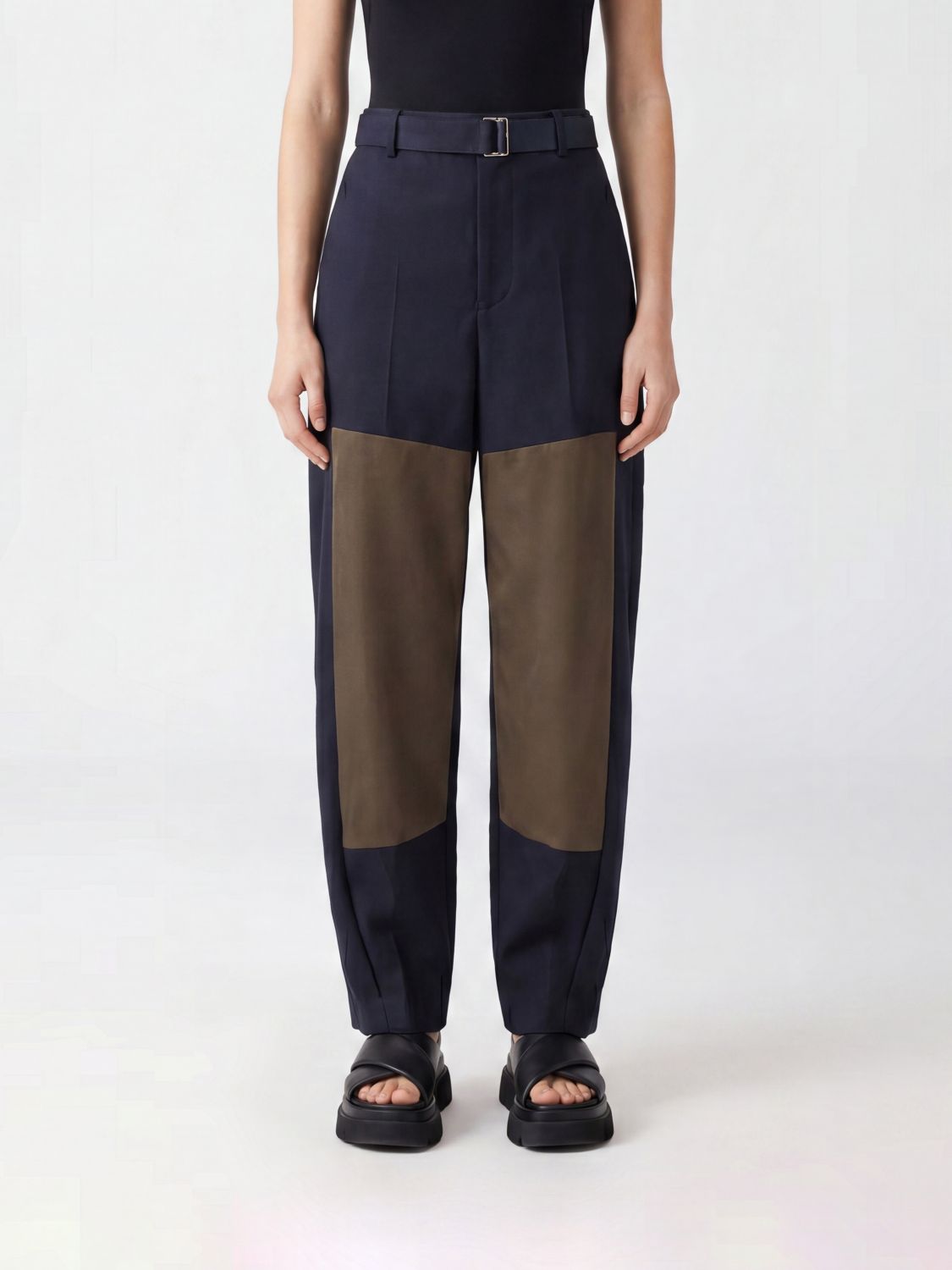 SACAI Pants Woman color Navy