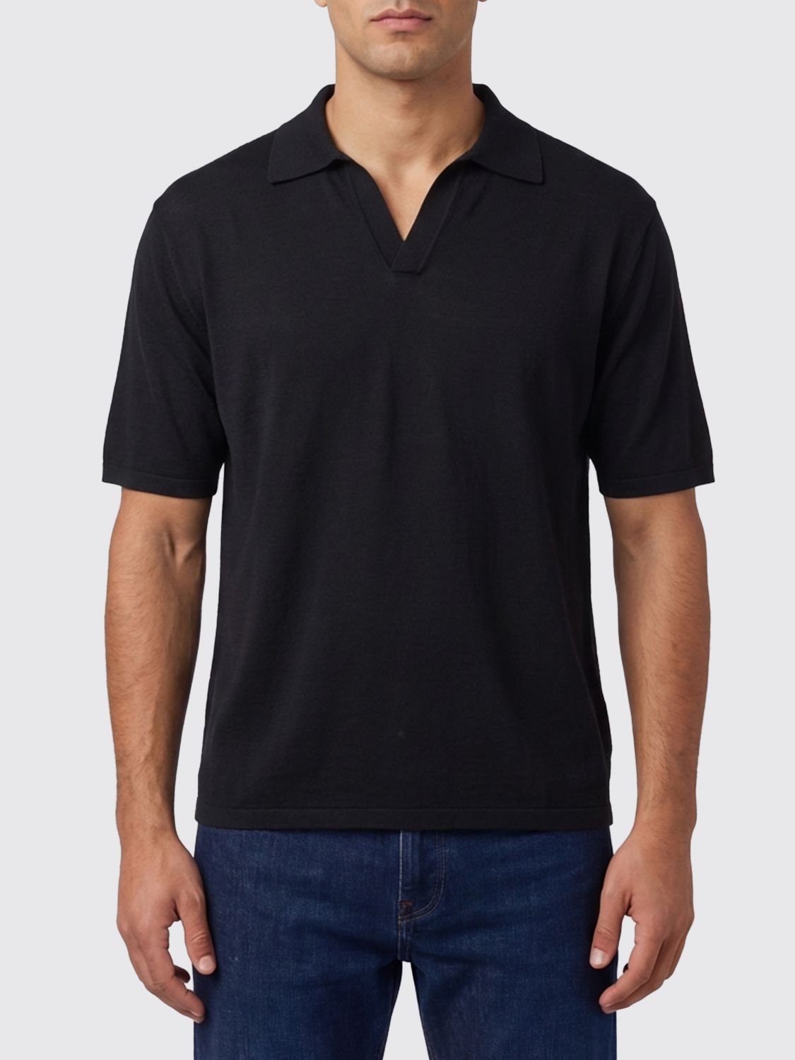 ROBERTO COLLINA Baumwoll-Poloshirt