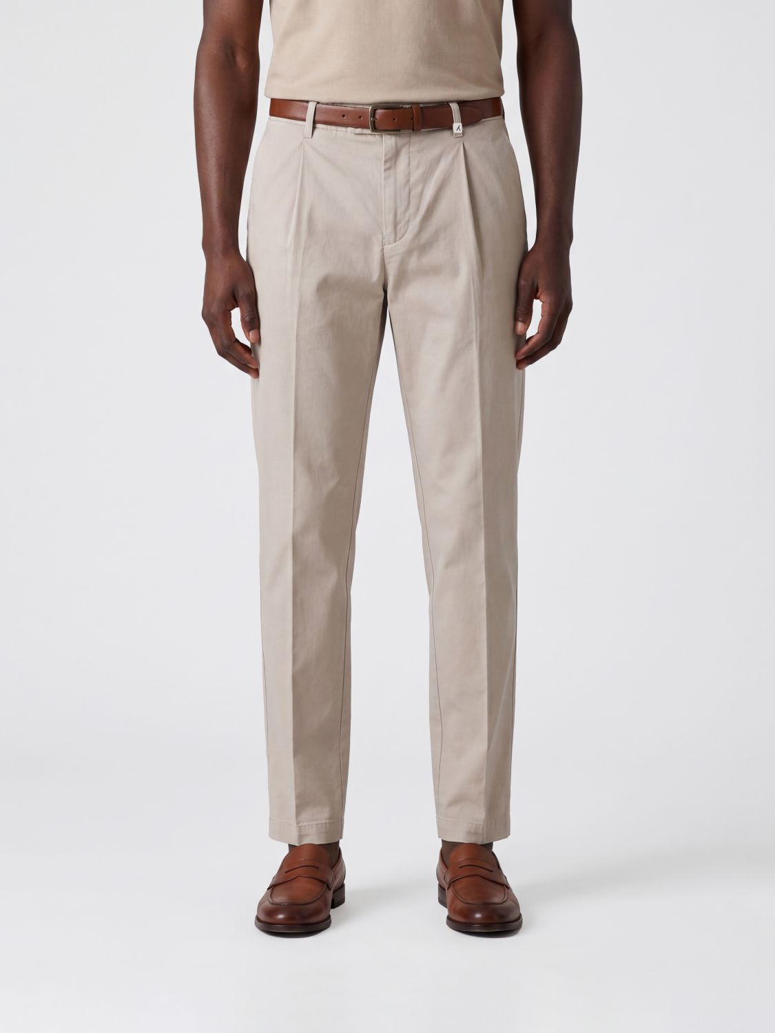 MYTHS Pants Men color Brown