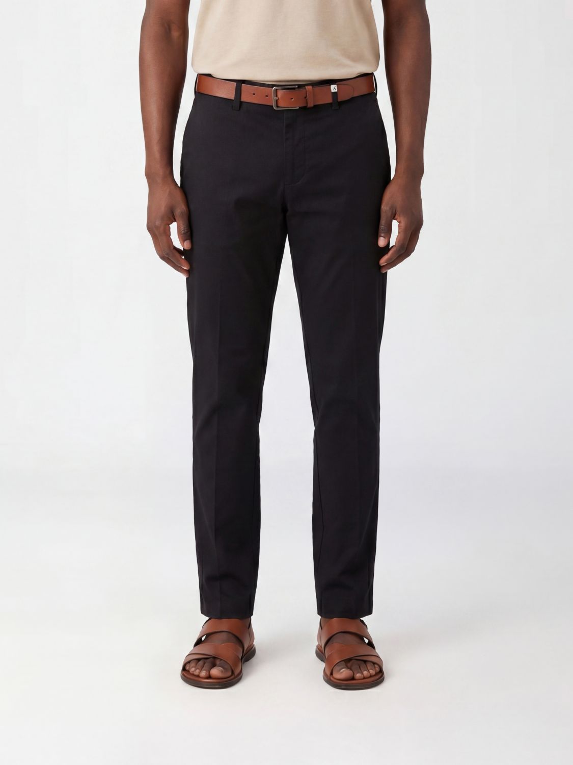 MYTHS Pants Men color Black