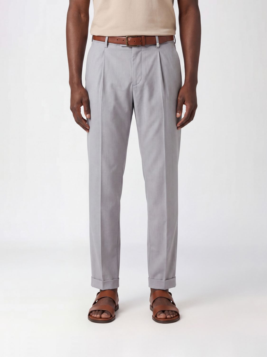 MYTHS Pants Men color Grey
