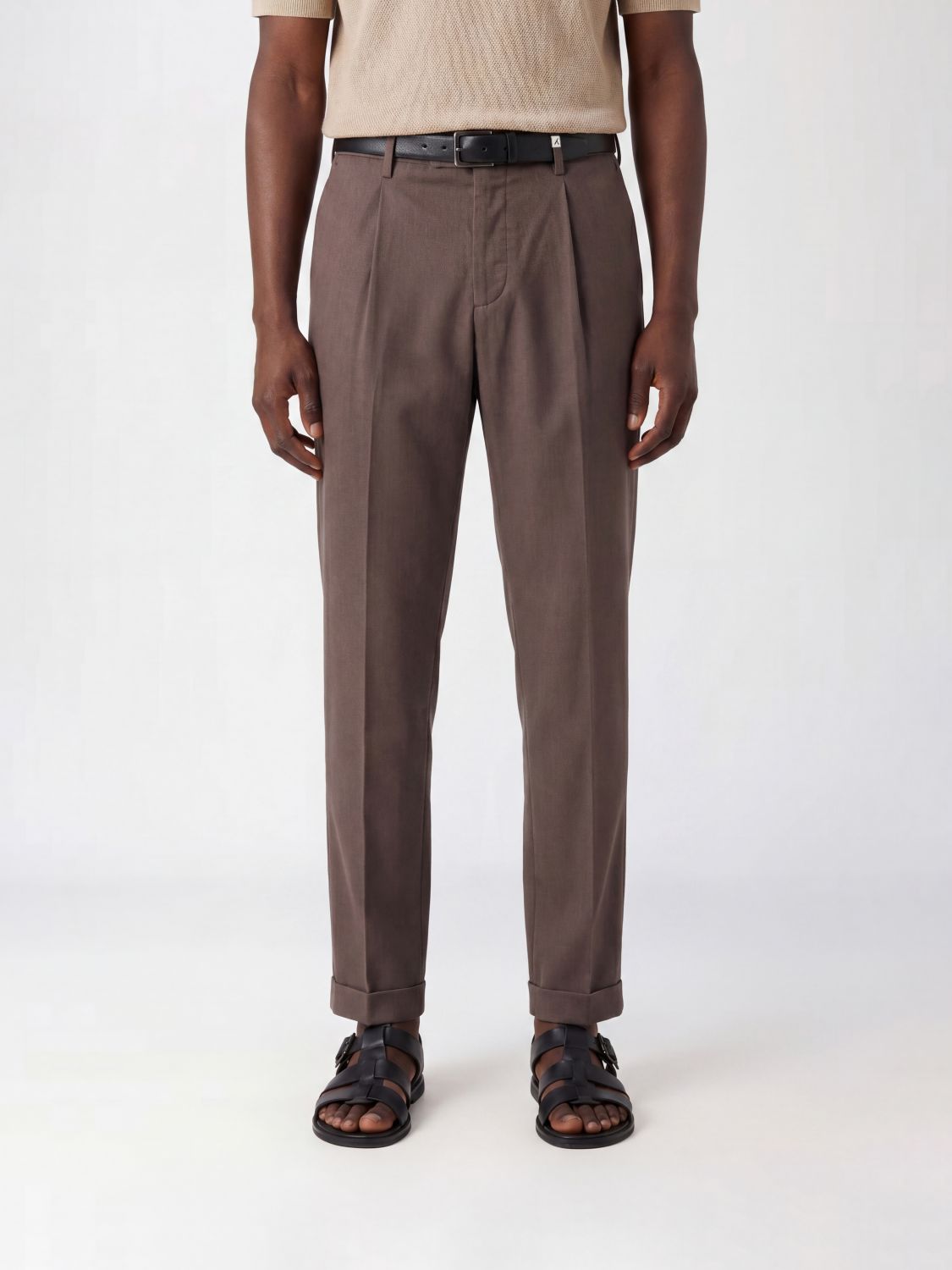MYTHS Pants Men color Dark