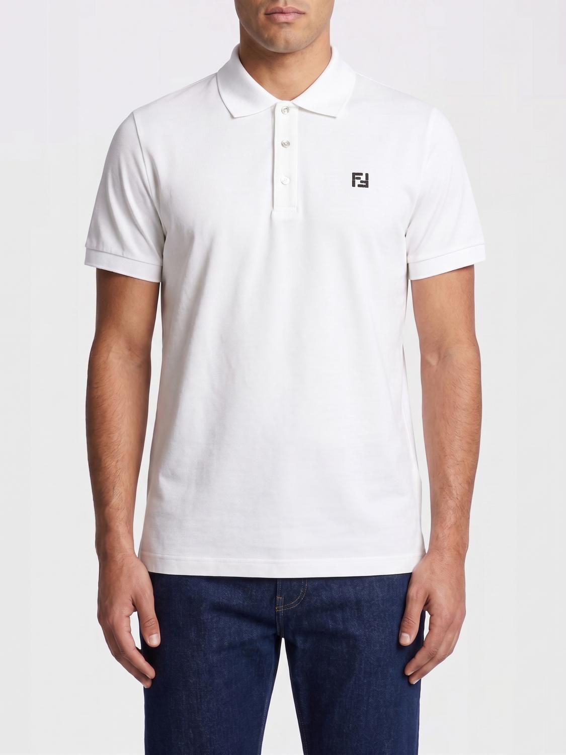 FENDI Polo classica in cotone