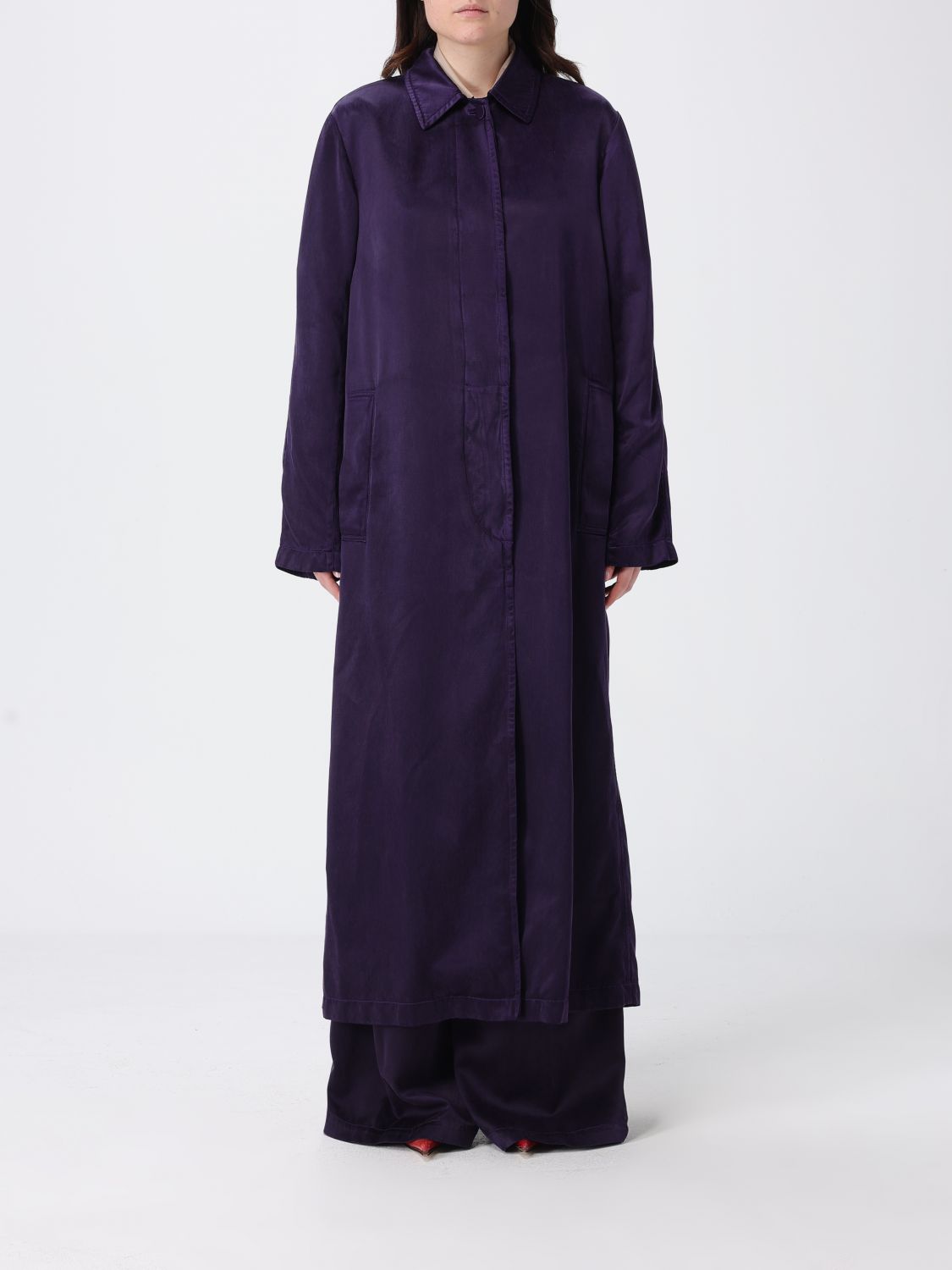 Dries Van Noten DRIES VAN NOTEN Long Cotton Blend Trench Coat　DRIES VAN NOTEN ロングコットンブレンドトレンチコート