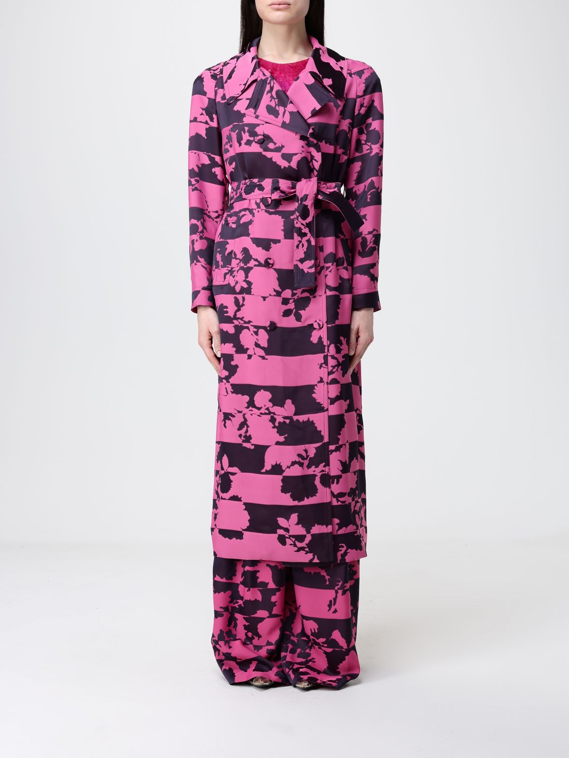 Dries Van Noten DRIES VAN NOTEN Printed Trench Coat　DRIES VAN NOTEN プリント トレンチコート