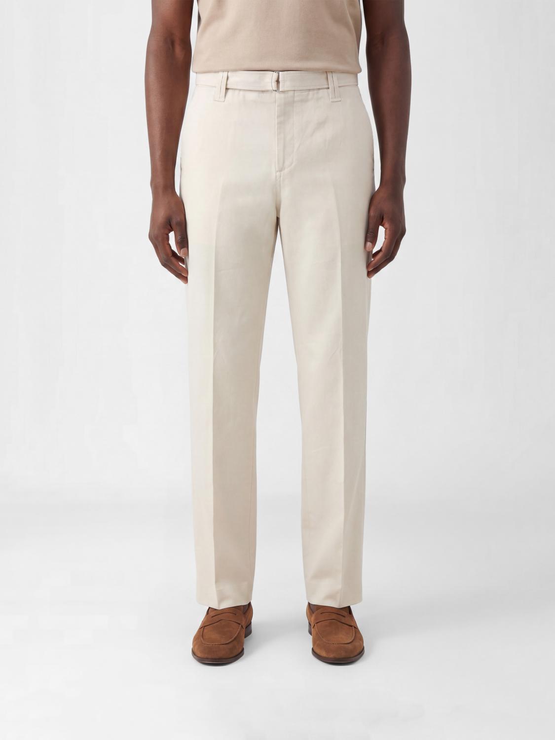 LARDINI Pants Men color Nude