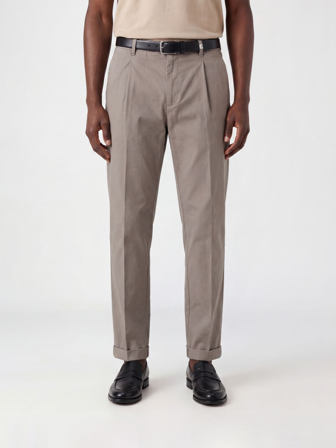 MYTHS Pants Men color Brown