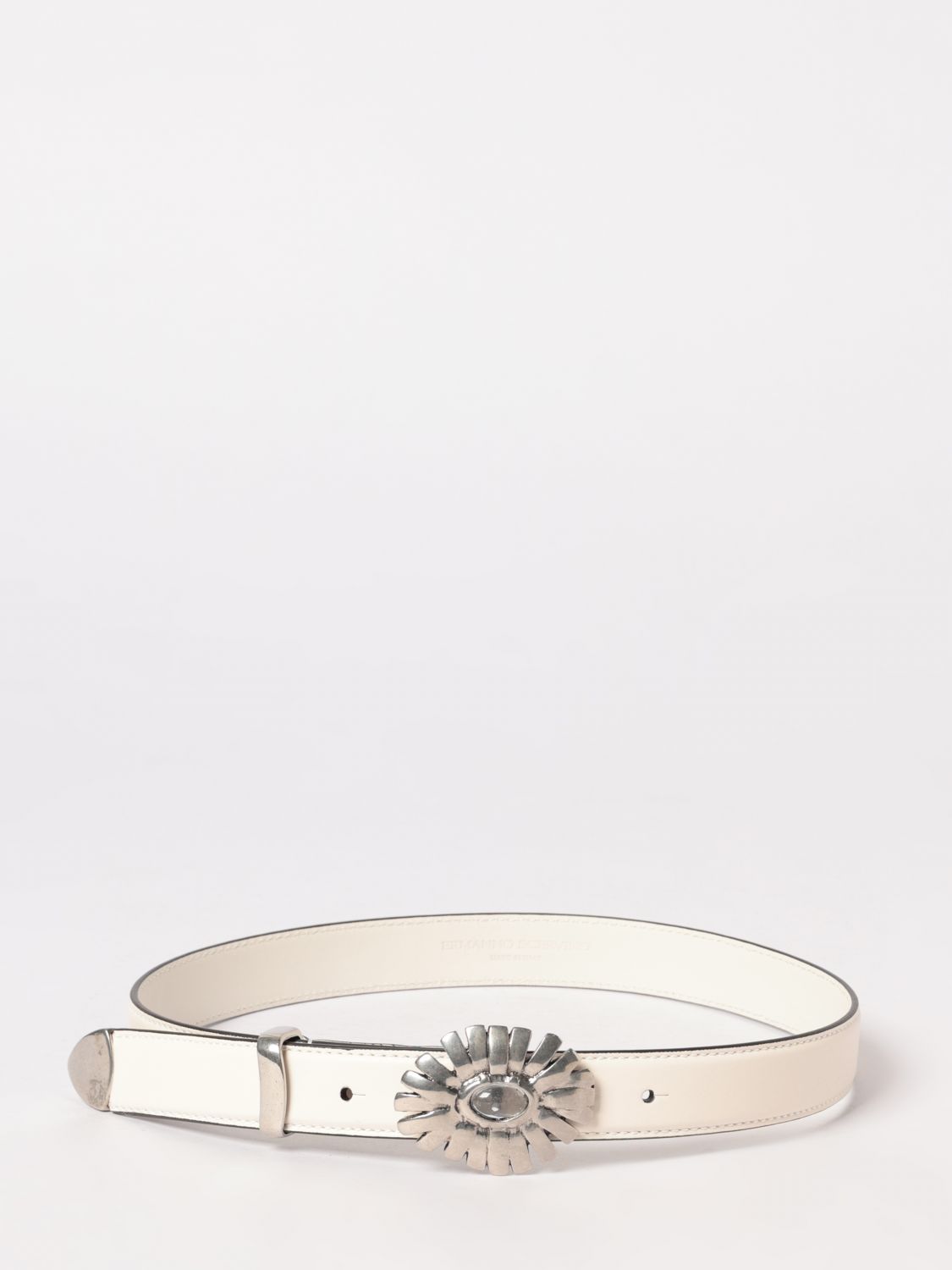 ERMANNO SCERVINO Leather belt with worked buckle