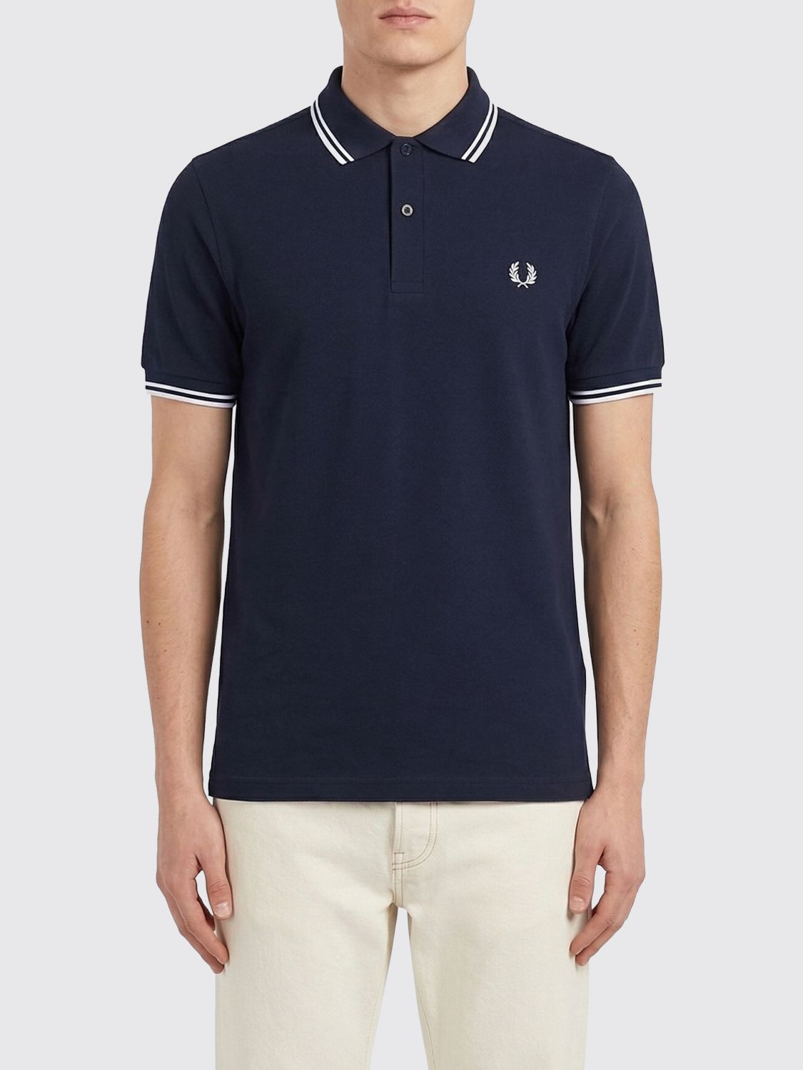 FRED PERRY Baumwoll-Polohemd mit Logo