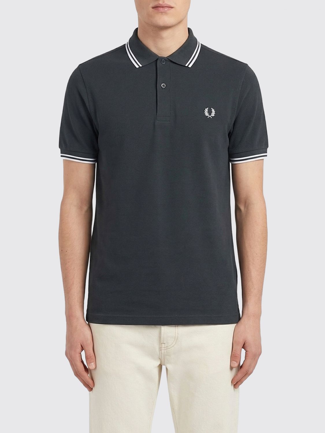FRED PERRY Baumwoll-Polohemd mit Logo