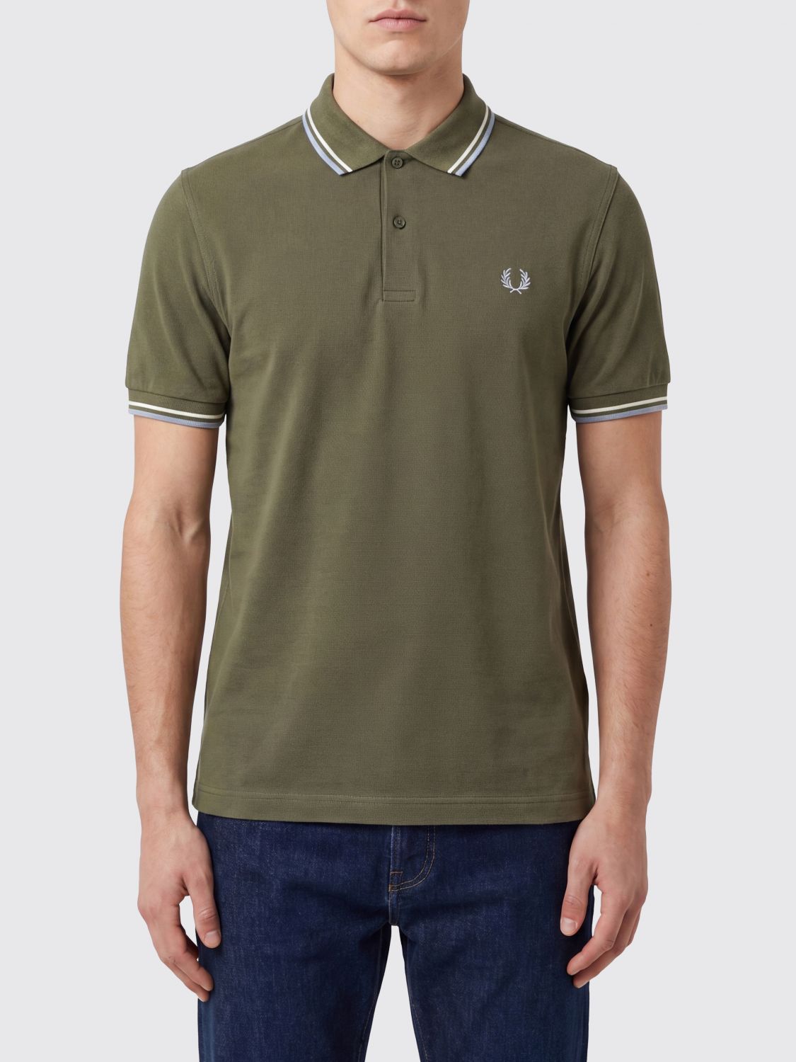 FRED PERRY Polo Shirt Men color Acid Green