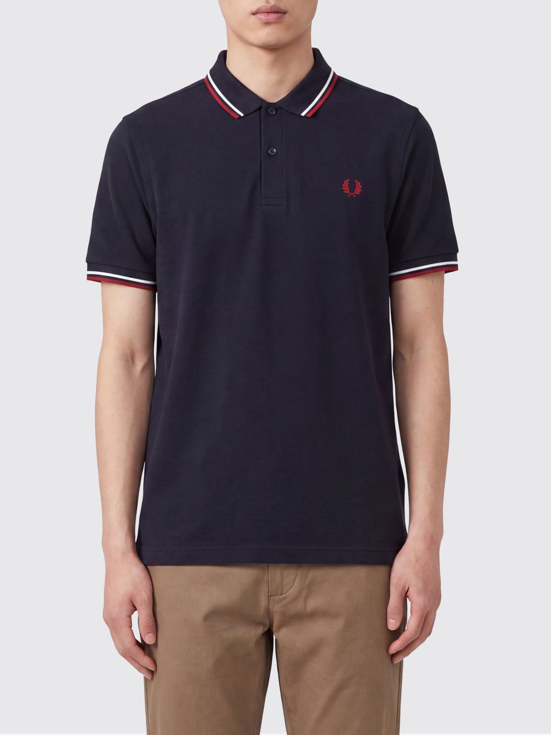 FRED PERRY Polo in cotone con logo