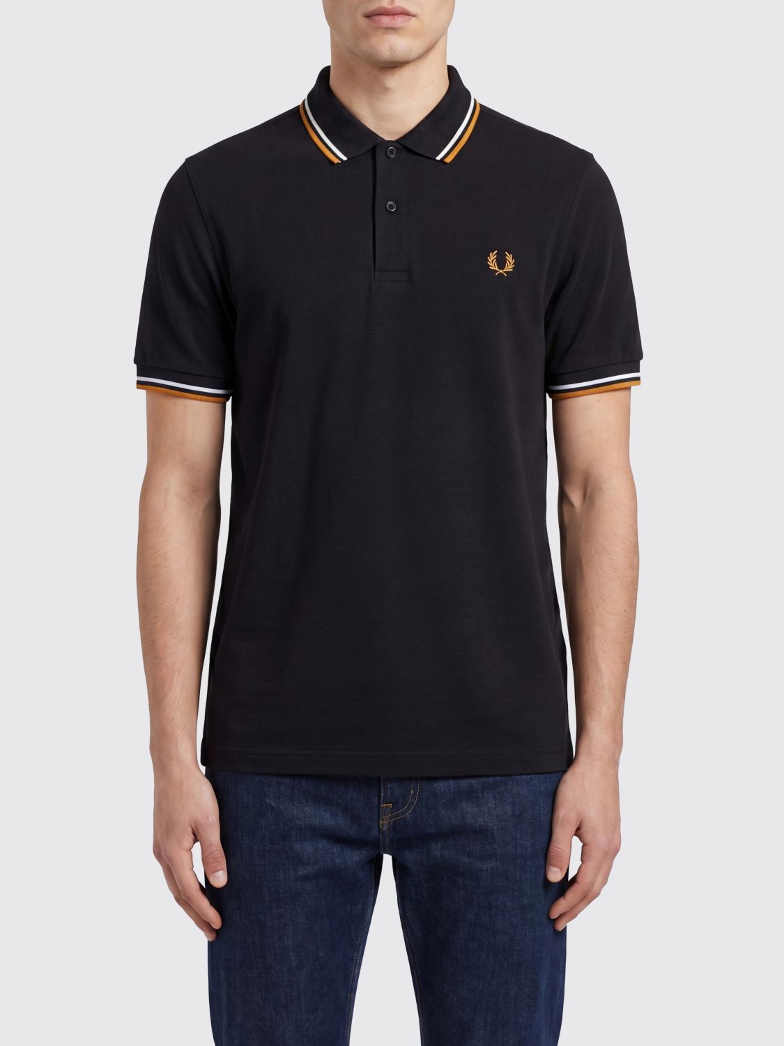 FRED PERRY Polo Shirt Men color Black 3