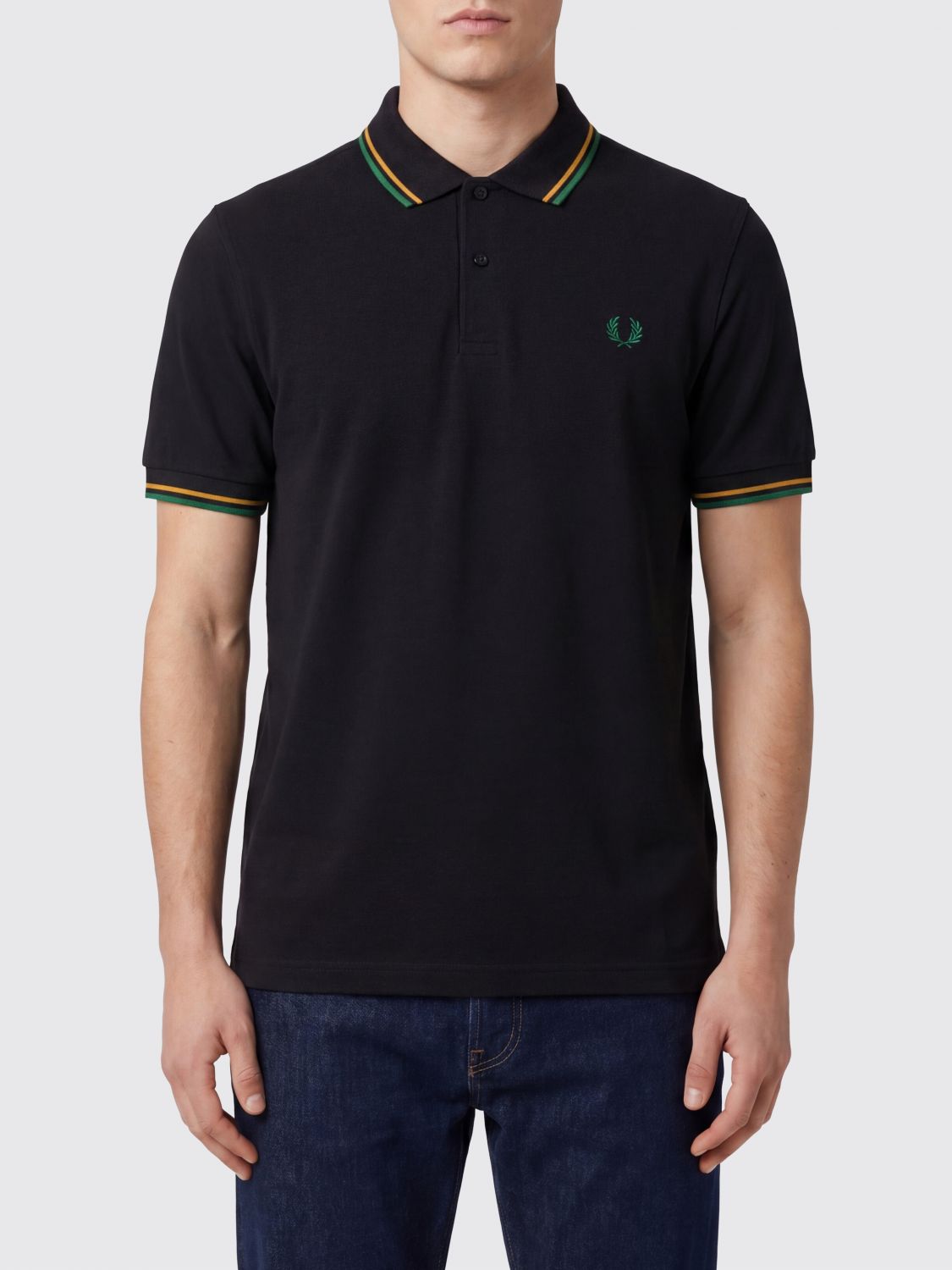 FRED PERRY Polo Shirt Men color Blue 3