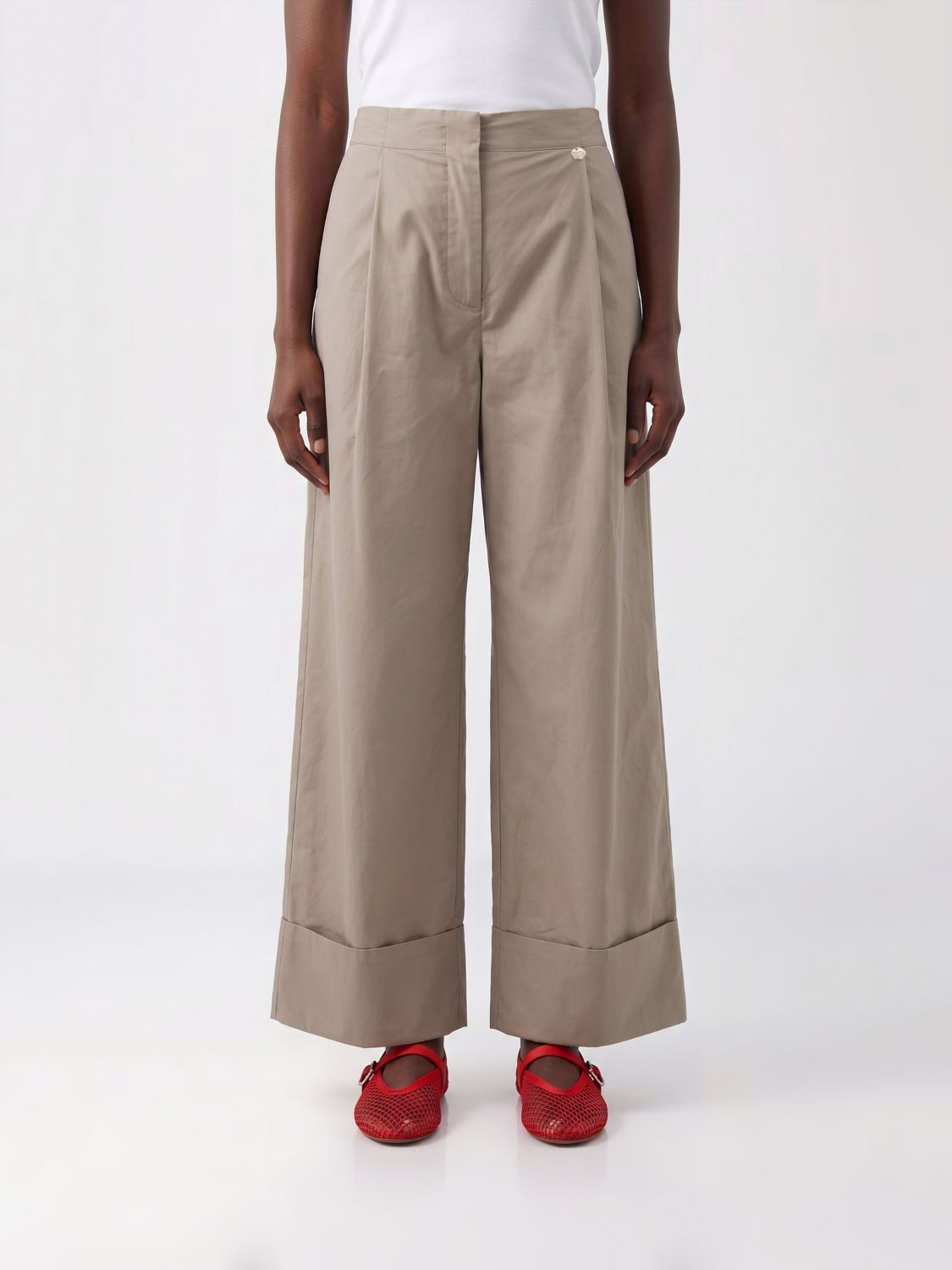 LIU JO Baumwoll-Palazzohose