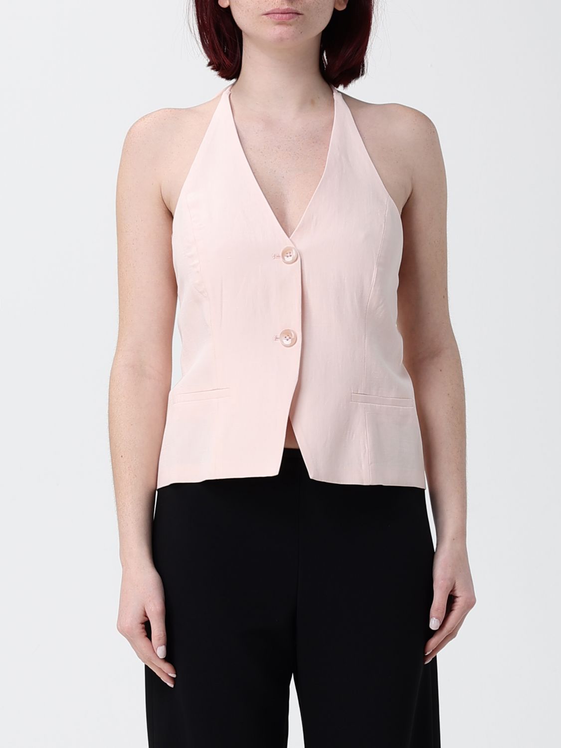 Twinset Leinenmisch-Weste