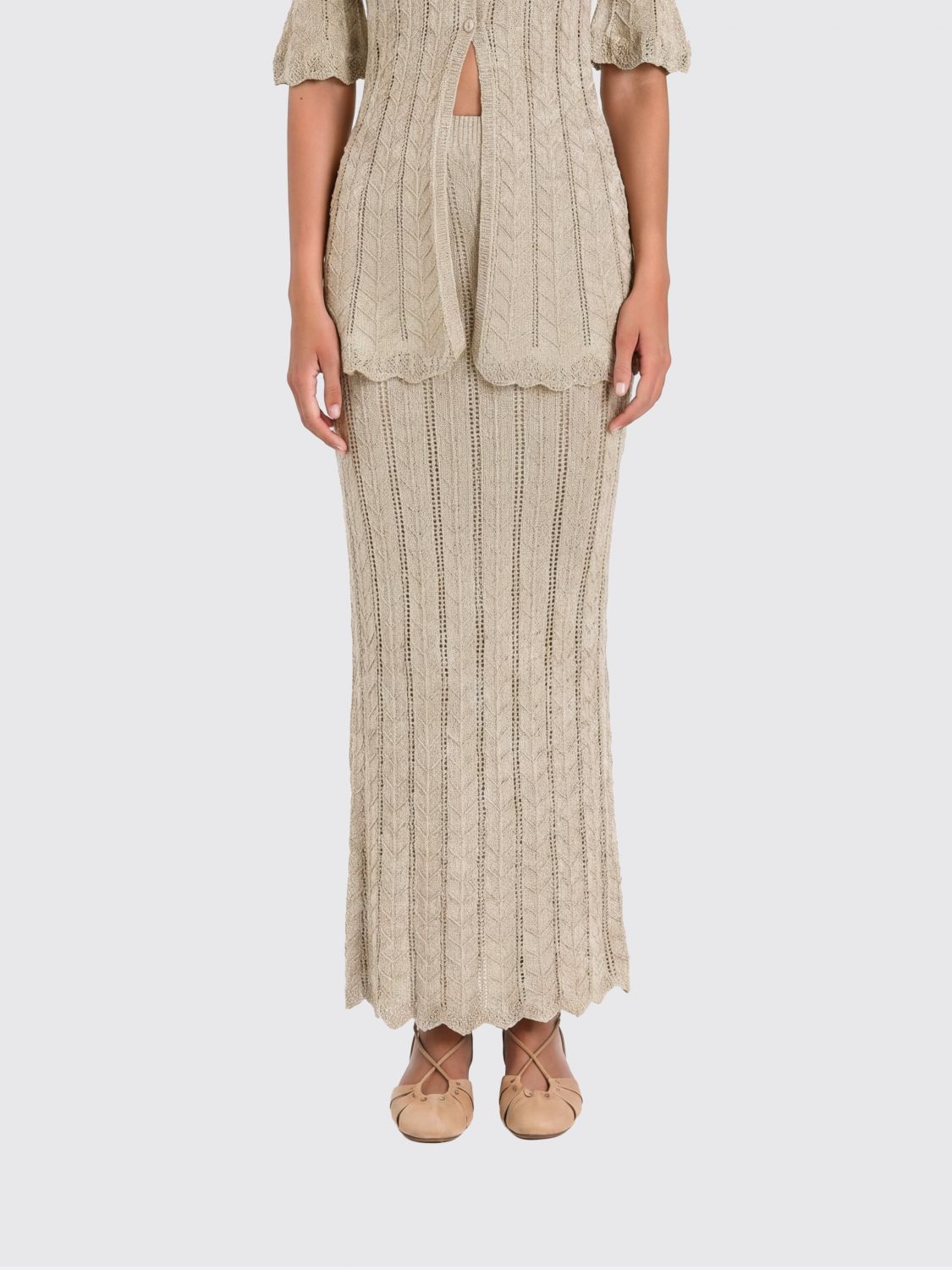 TWINSET Skirt Woman color Silver