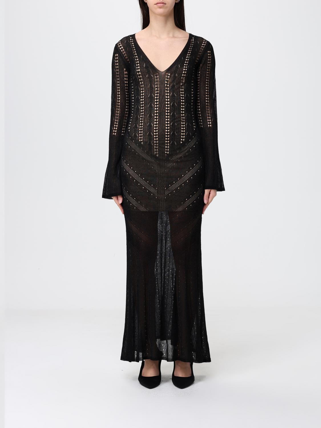 Twinset Langes Häkelkleid