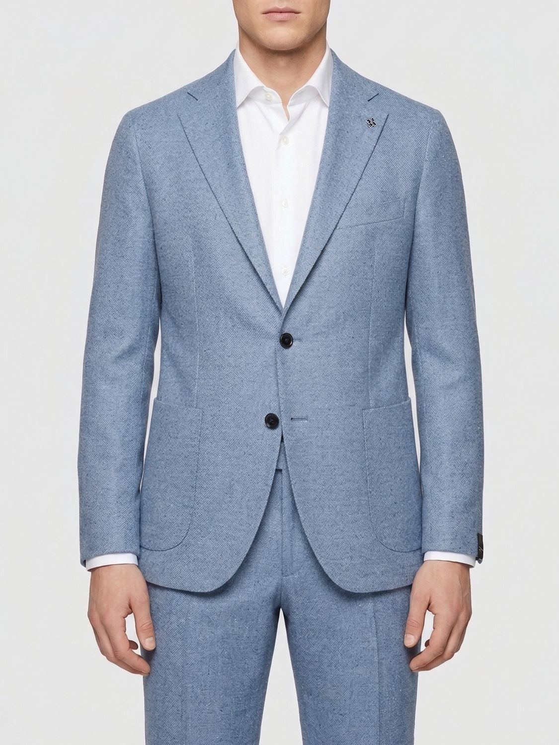 TAGLIATORE Single-Breasted Blazer in Silk TAGLIATORE