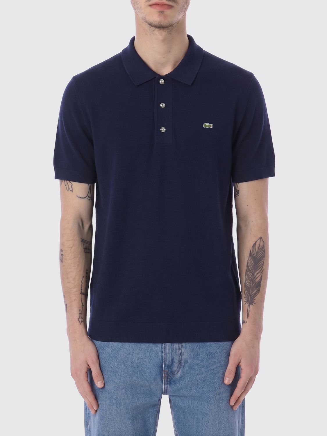 LACOSTE Baumwoll-Poloshirt mit Logo
