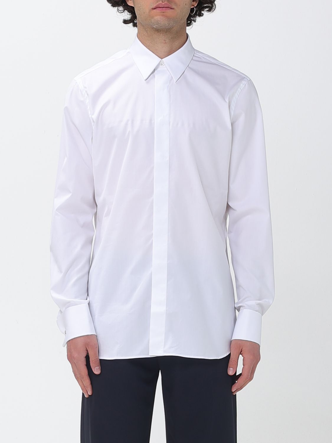 LARDINI Classic Cotton Poplin Shirt
