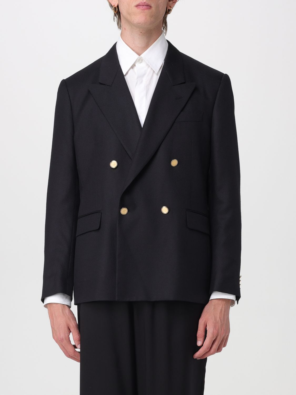 LARDINI Blazer doppiopetto in misto lana