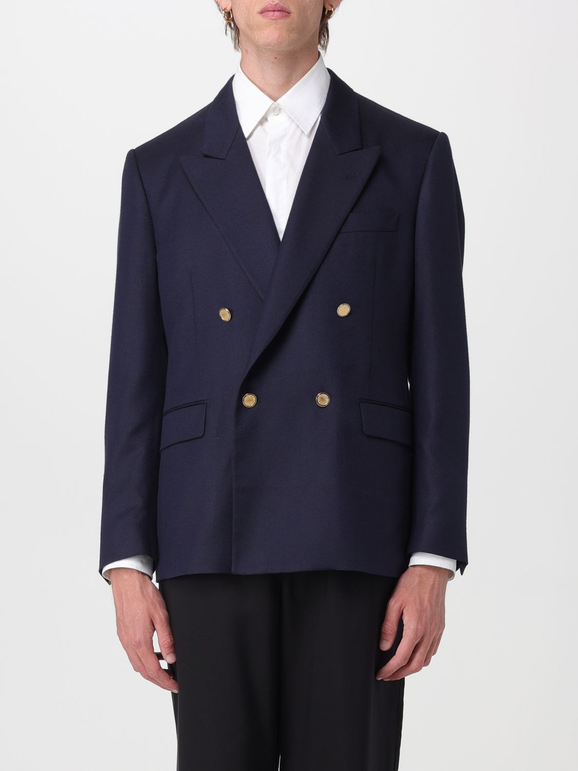 LARDINI Blazer doppiopetto in misto lana