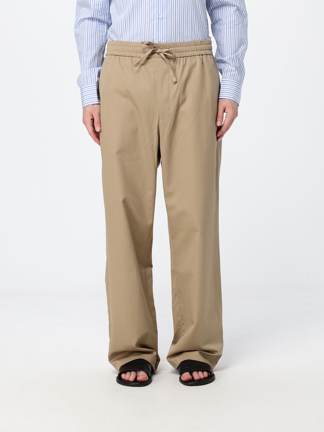 AMI PARIS Pants Men color Beige