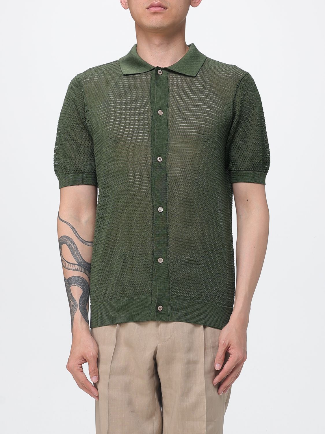 TAGLIATORE Knit Shirt　タリアトーレ ニットシャツ TAGLIATORE