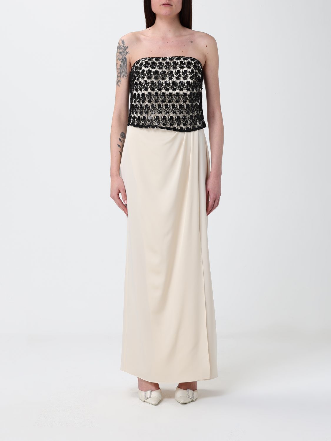 H COUTURE Dress Woman color Gold